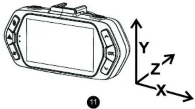 TrueCam A6 - f) G-sensor function - 1