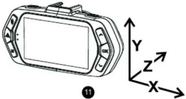 TrueCam A6 - f) Funktion des G-Sensors - 1