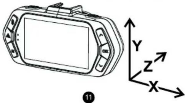 TrueCam A6 - e) G-sensorfunctie - 1