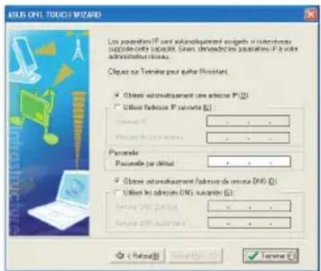 ASUS RTN15 - Configurer la carte réseau sans fil ASUS via One Touch Wizard - 6