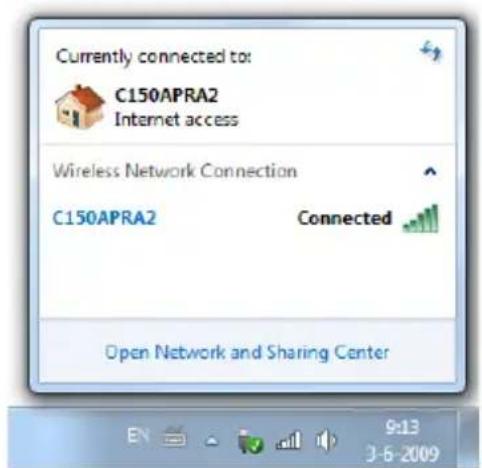 CONCEPTRONIC C150APRA2 - Handmatig verbinden in Windows 7 - 5