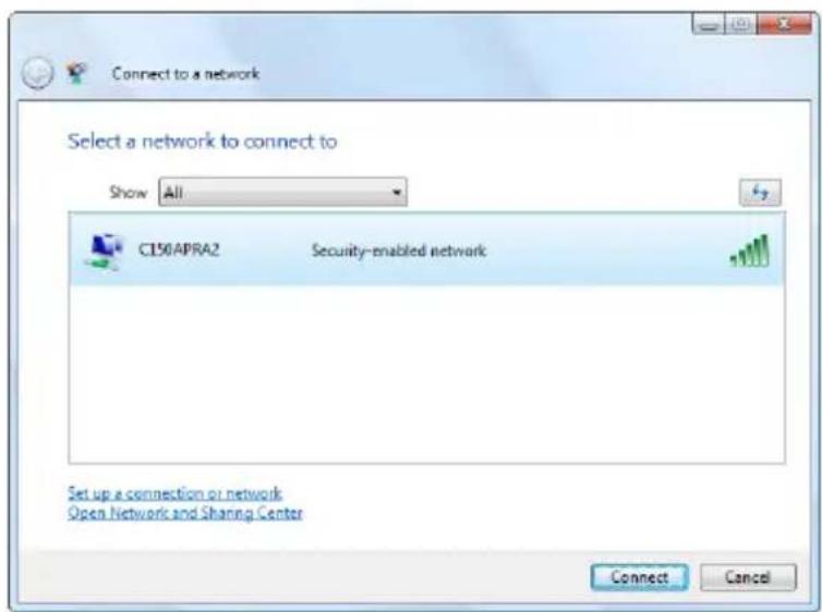 CONCEPTRONIC C150APRA2 - Ligar manualmente no Windows Vista - 2