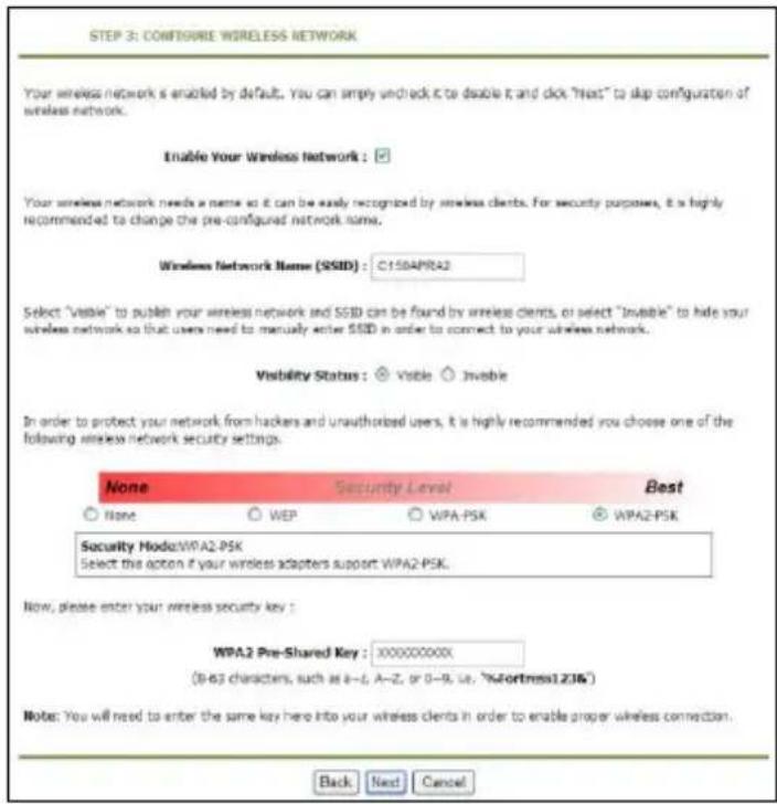 CONCEPTRONIC C150APRA2 - Setup wizard - 4