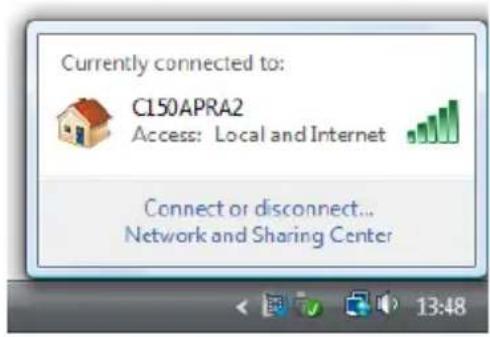CONCEPTRONIC C150APRA2 - Handmatig verbinden in Windows Vista - 5