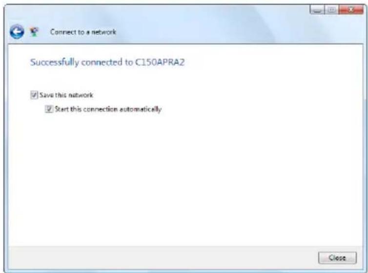 CONCEPTRONIC C150APRA2 - Connexion manuelle sur Windows Vista - 4