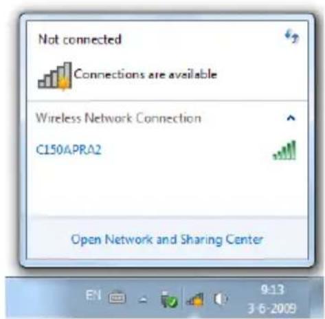 CONCEPTRONIC C150APRA2 - Manuelle Verbindung unter Windows 7 - 1