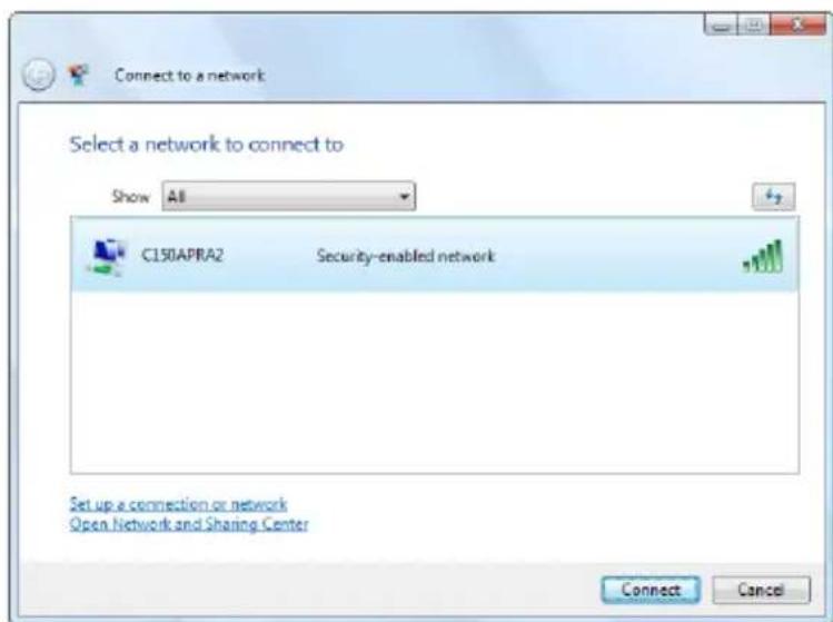 CONCEPTRONIC C150APRA2 - Conexión manual con Windows Vista - 2