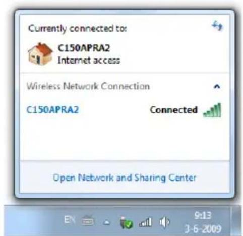 CONCEPTRONIC C150APRA2 - Connecting manually in Windows 7 - 5