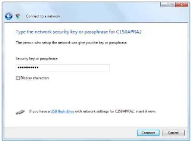 CONCEPTRONIC C150APRA2 - Handmatig verbinden in Windows Vista - 3