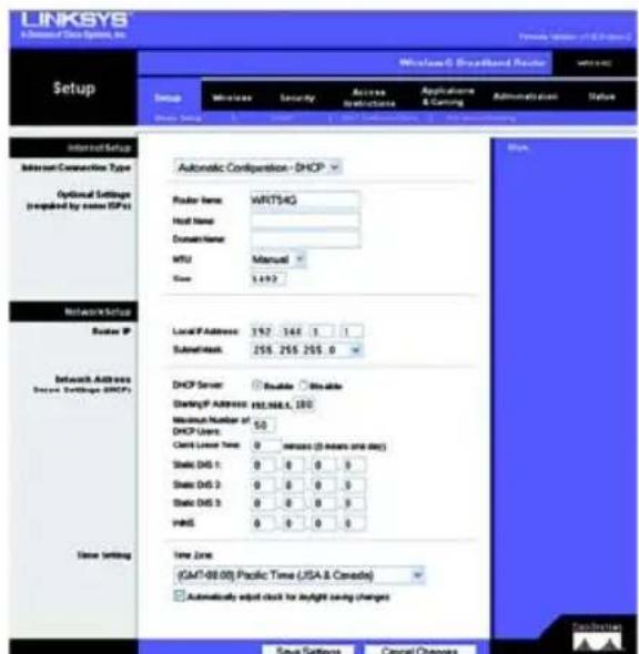 LINKSYS WRT54G3 - Sluit de router aan - 6