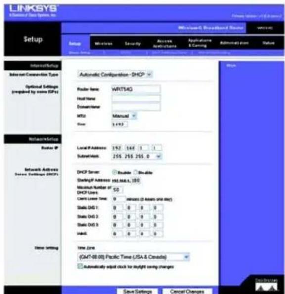 LINKSYS WRT54G3 - Ansluta routern - 6