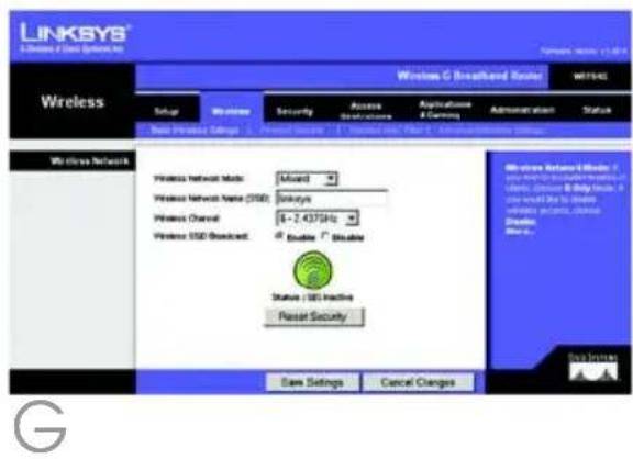 LINKSYS WRT54G3 - Wireless Network Name (SSID). - 2