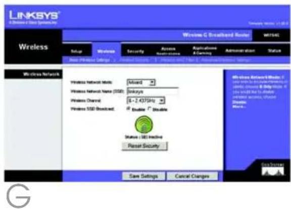 LINKSYS WRT54G3 - Internet Connection Type DHCP - 13