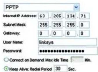 LINKSYS WRT54G3 - Internet Connection Type DHCP - 8