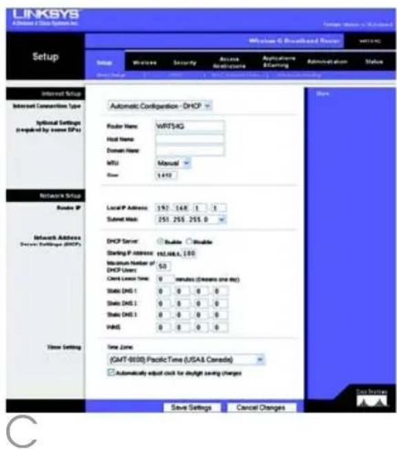 LINKSYS WRT54G3 - Conexión del ruteador - 6