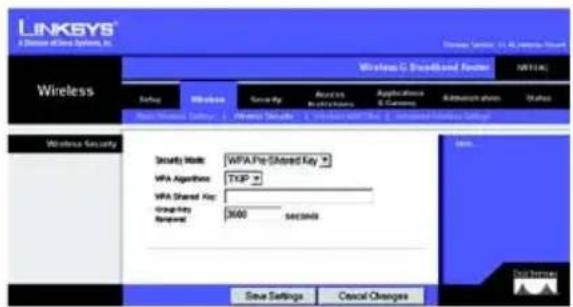 LINKSYS WRT54G3 - Wireless Network Name - 6