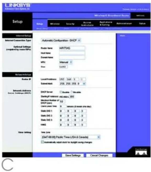 LINKSYS WRT54G3 - Ligar o router - 9