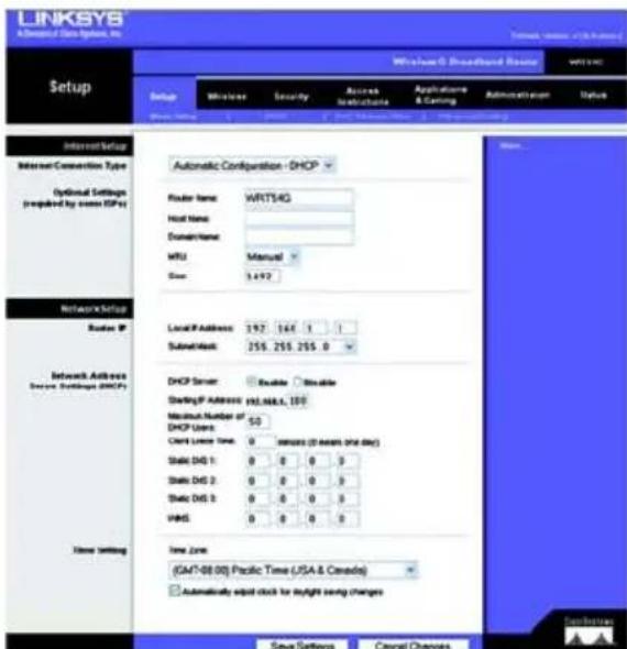 LINKSYS WRT54G3 - Collegamento del router - 6