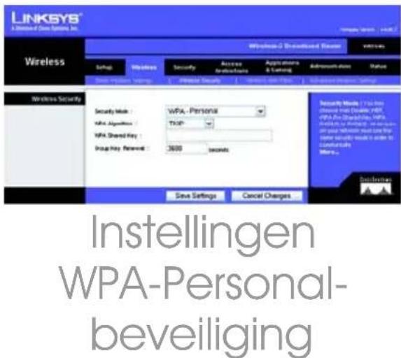 LINKSYS WRT54G3 - WPA/WPA2 Personal - 1