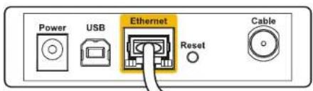 LINKSYS WRT1200AC - MESSAGE: VOTRE CÂBLE INTERNET N'EST PAS BRANCHÉ. - 2