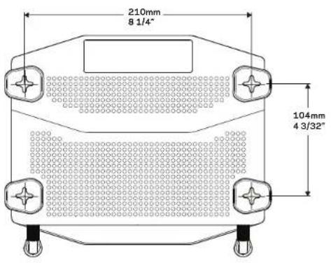 LINKSYS WRT1200AC - Piestiprināsana pie sienas - 1