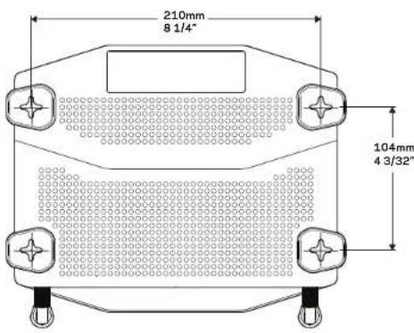 LINKSYS WRT1200AC - Mocowanie na scianie - 1