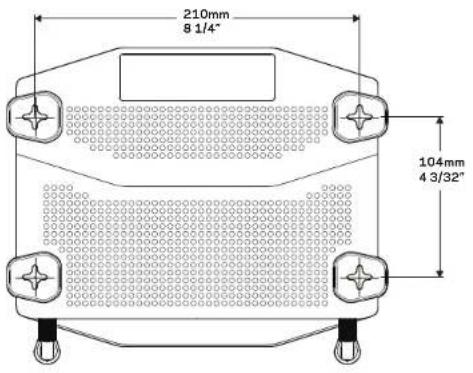 LINKSYS WRT1200AC - Wandbevestiging - 1