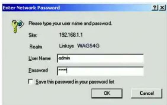LINKSYS WirelessG WAG54G2 - Configure the ADSL Gateway - 1