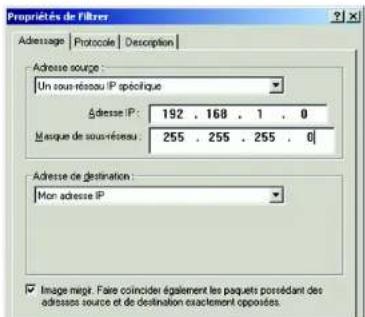 LINKSYS WirelessG WAG54G2 - Listedefiltres2:Router->win - 5