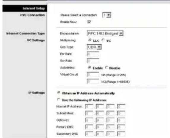 LINKSYS WirelessG WAG54G2 - Static IP Address - 5