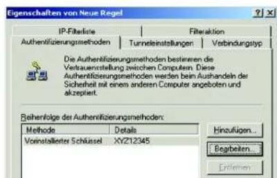 LINKSYS WirelessG WAG54G2 - Schnitt 3: Konfigurieren von individuellen Tunnelregeln - 6