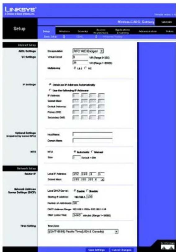 LINKSYS WirelessG WAG54G2 - NOTA: Paraxitar - 8