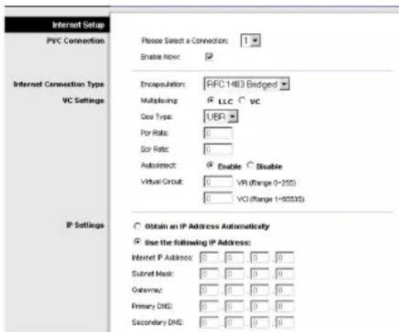 LINKSYS WirelessG WAG54G2 - Statische IP-Adresse - 2
