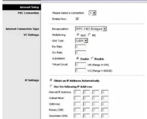 LINKSYS WirelessG WAG54G2 - Indirizzo IP statico - 1