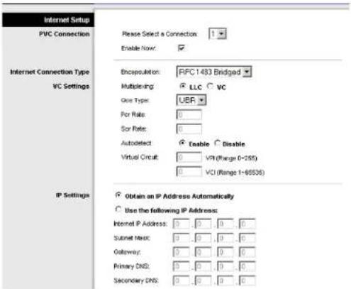 LINKSYS WirelessG WAG54G2 - Adresse IP statique - 1