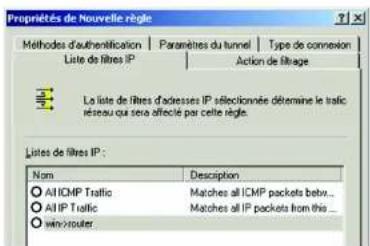 LINKSYS WirelessG WAG54G2 - Listedefiltres2:Router->win - 3