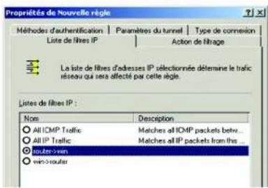 LINKSYS WirelessG WAG54G2 - Etape 3: Configuration des règles de tunnel individuelles - 10