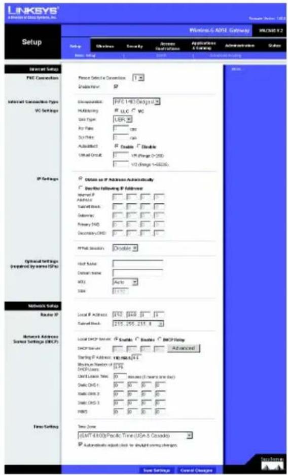 LINKSYS WirelessG WAG54G2 - Encapsulation (Kapselung): - 1