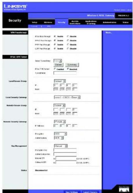LINKSYS WirelessG WAG54G2 - Passerelle ADSL sans fil G - 1