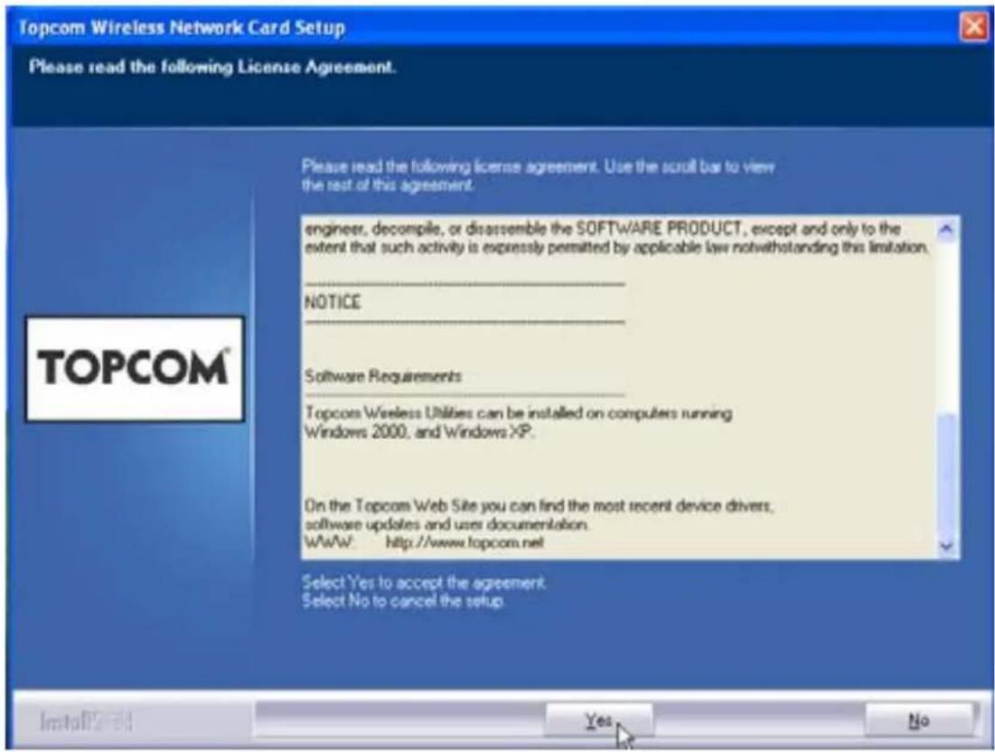 TOPCOM Skyr@cer USB 4101 GMR - Instalação - 2
