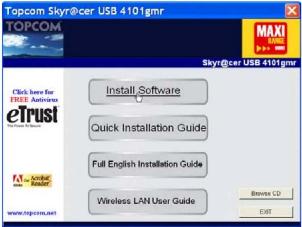 TOPCOM Skyr@cer USB 4101 GMR - l n s t a l a c j a - 1