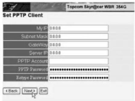 TOPCOM Skyr@cer WBR 354G - • IPCONFIG (Windows 2000/NT) - 14