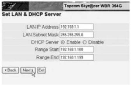 TOPCOM Skyr@cer WBR 354G - - IPCONFIG (para windows 2000/NT) - 9