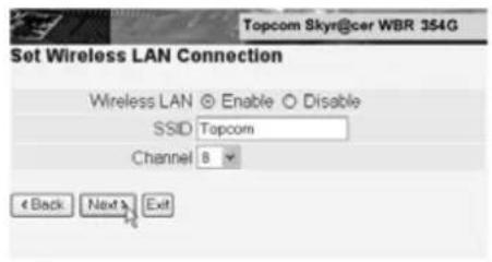 TOPCOM Skyr@cer WBR 354G - SETUP THE BROADBAND ROUTER - 12