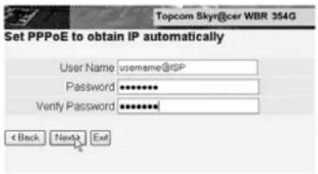 TOPCOM Skyr@cer WBR 354G - SETUP THE BROADBAND ROUTER - 9