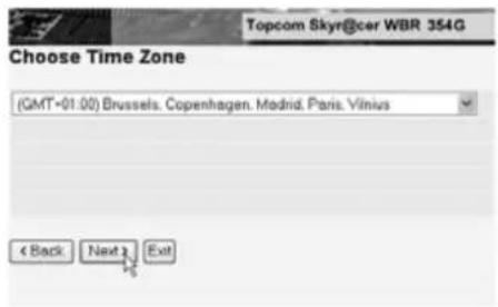 TOPCOM Skyr@cer WBR 354G - SETUP THE BROADBAND ROUTER - 5