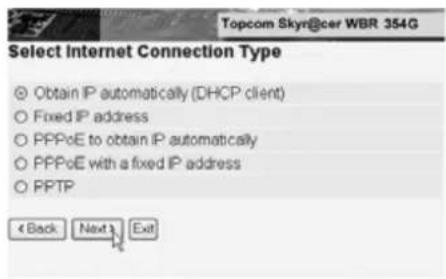 TOPCOM Skyr@cer WBR 354G - - IPCONFIG (para windows 2000/NT) - 10