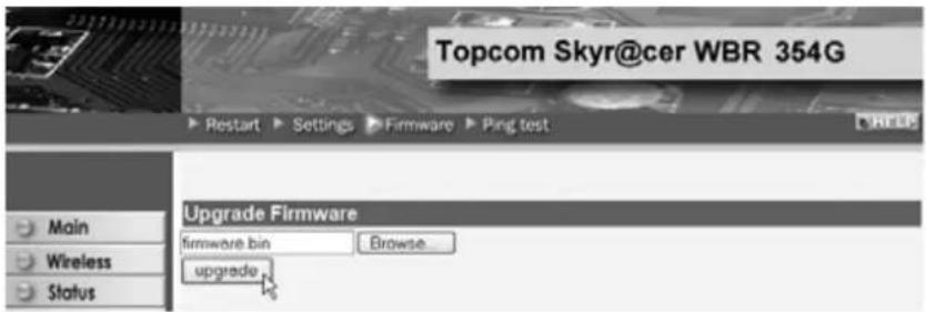 TOPCOM Skyr@cer WBR 354G - ACTUALIZAR MICROPROGRAMACIÓN - 1