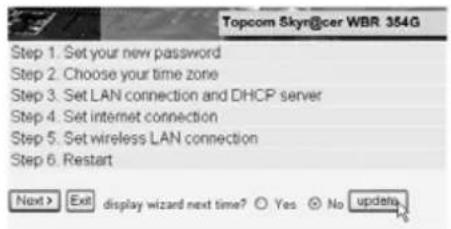TOPCOM Skyr@cer WBR 354G - Observação: - 1