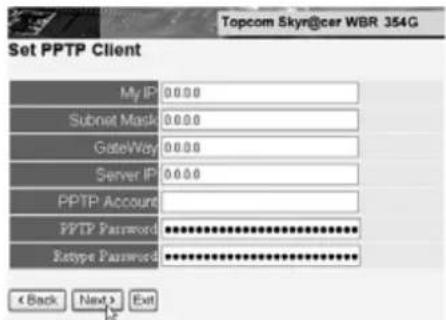 TOPCOM Skyr@cer WBR 354G - - IPCONFIG (para windows 2000/NT) - 14